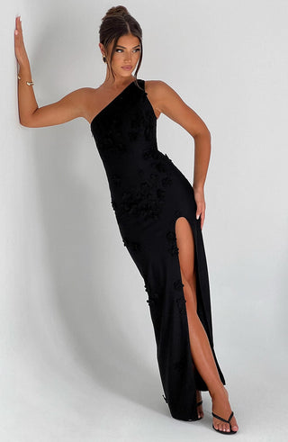Cynthia Maxi Dress - Black - glavon