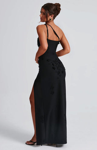 Cynthia Maxi Dress - Black - glavon