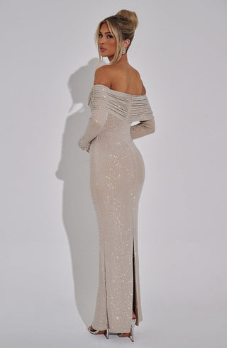 Cyprus Maxi Dress - Nude - glavon