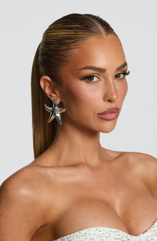 Dakona Earrings - Silver - glavon