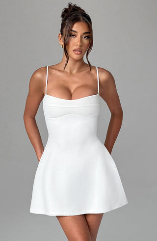 Dakota Mini Dress - Ivory - glavon