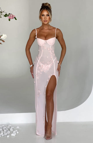 Dalary Maxi Dress - Blush - glavon