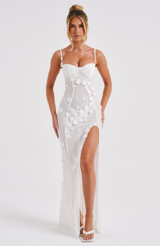 Dalary Maxi Dress - Ivory - glavon