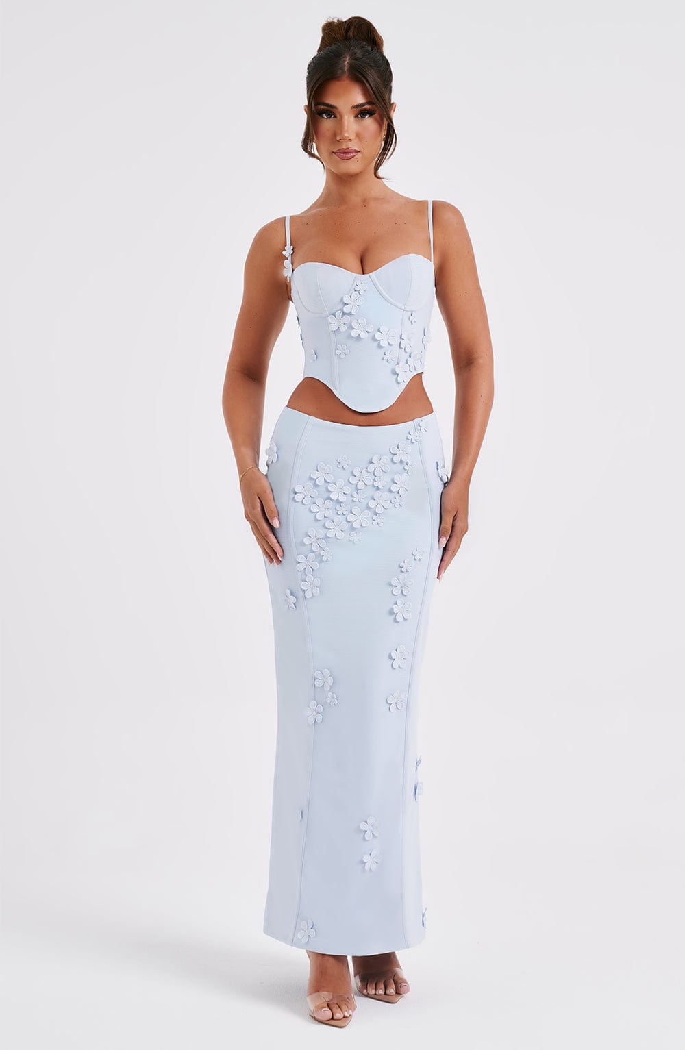 Dalary Maxi Skirt - Blue - Napalia
