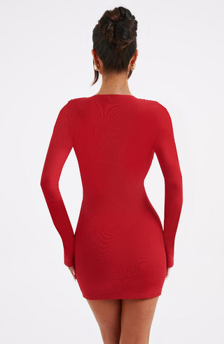 Danielle Mini Dress - Red - glavon
