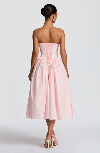 Darla Midi Dress - Blush - glavon