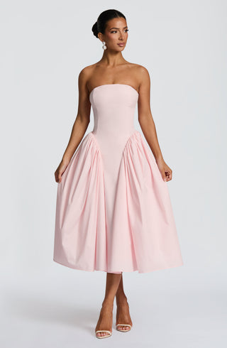 Darla Midi Dress - Blush - glavon