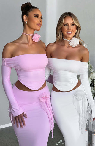 Deema Maxi Skirt - Pink - glavon