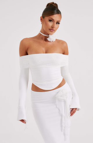 Deema Top - Ivory - glavon