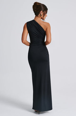 Delaney Maxi Dress - Black - glavon