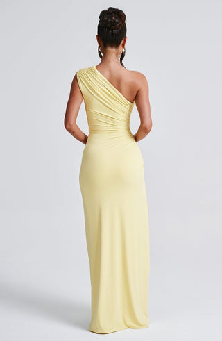 Delaney Maxi Dress - Lemon - glavon