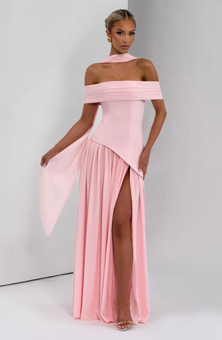 Delilah Maxi Dress - Blush - glavon