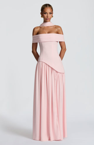 Delilah Maxi Dress - Blush - glavon