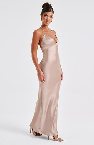 Delphine Maxi Dress - Champagne - glavon