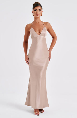 Delphine Maxi Dress - Champagne - glavon