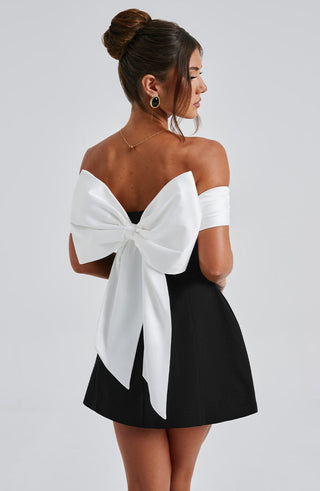 Delta Mini Dress - Black/White - glavon