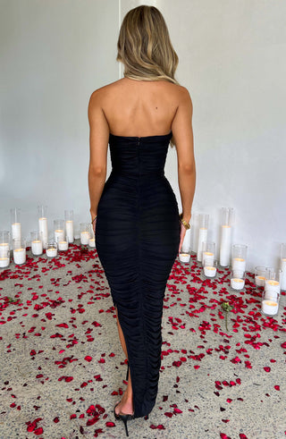 Demi Maxi Dress - Black - glavon