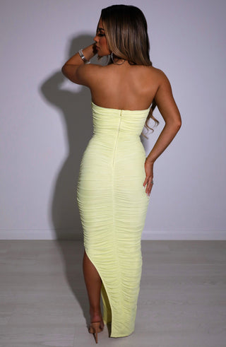 Demi Maxi Dress - Lime - glavon