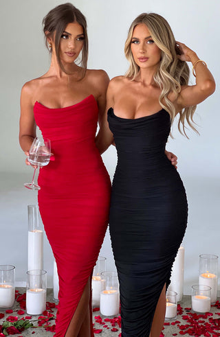 Demi Maxi Dress - Red - glavon