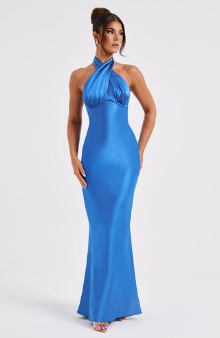 Dimitra Maxi Dress - Blue - glavon
