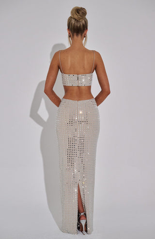 Dimity Maxi Skirt - Nude - glavon