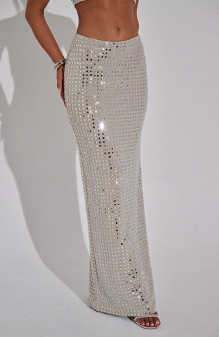 Dimity Maxi Skirt - Nude - glavon