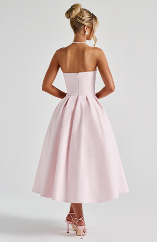 Edith Midi Dress - Blush - glavon