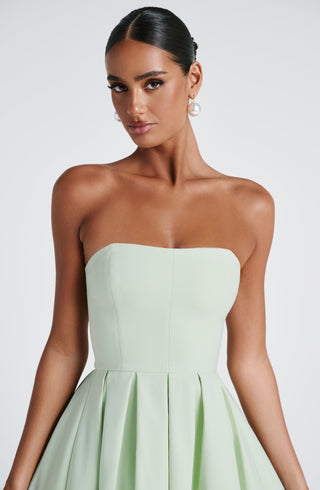 Edith Midi Dress - Mint - glavon