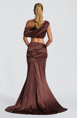 Edwina Top - Plum Brown - glavon