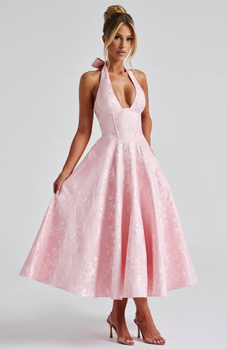 Effie Midi Dress - Blush - glavon