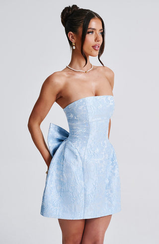 Elenora Mini Dress - Blue - glavon