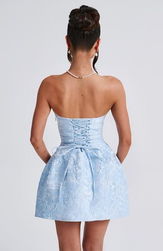 Elenora Mini Dress - Blue - glavon