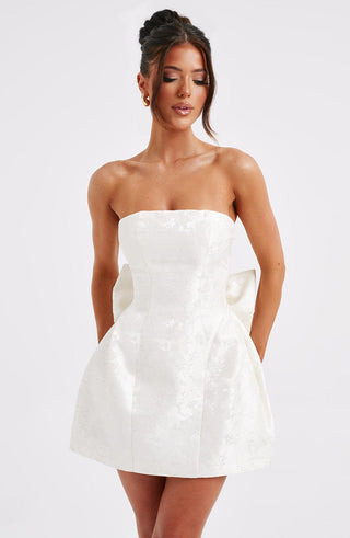 Elenora Mini Dress - Ivory - glavon