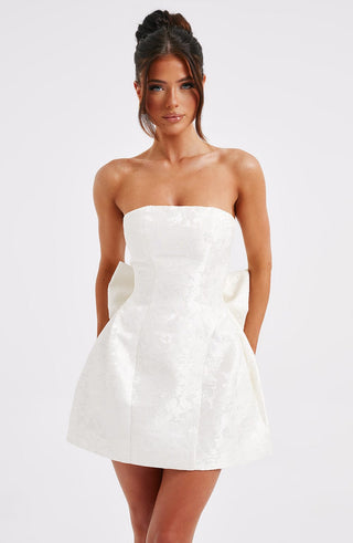 Elenora Mini Dress - Ivory - glavon