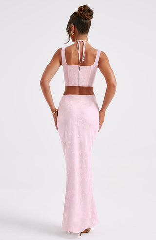 Elizabeth Maxi Skirt - Blush - glavon