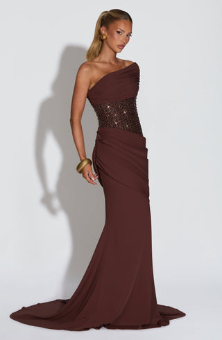 Ellora Gown - Plum Brown - glavon