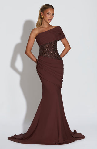 Ellora Gown - Plum Brown - glavon