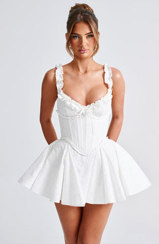 Elva Playsuit - Ivory - glavon