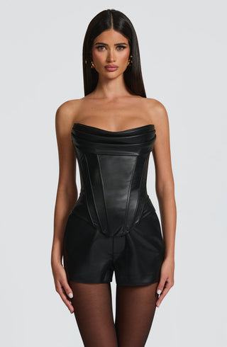 Elvina Corset - Black - glavon