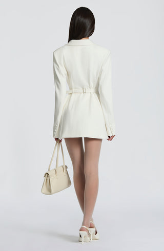 Elvira Mini Dress - Ivory - glavon