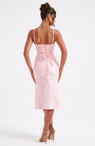 Ember Midi Dress - Blush - glavon