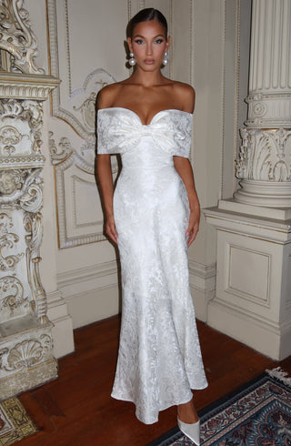 Emberly Maxi Dress - Ivory - glavon