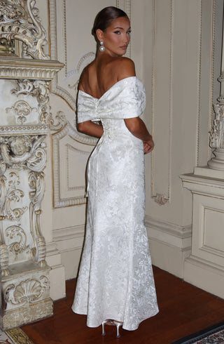 Emberly Maxi Dress - Ivory - glavon