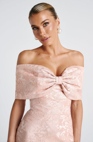 Emberly Maxi Dress - Soft Peach - glavon