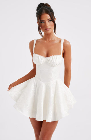 Emelie Playsuit - Ivory - glavon