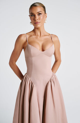 Emerson Midi Dress - Clay - glavon