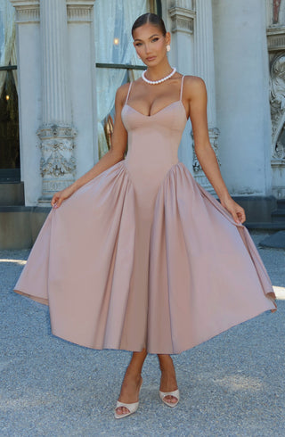 Emerson Midi Dress - Clay - glavon