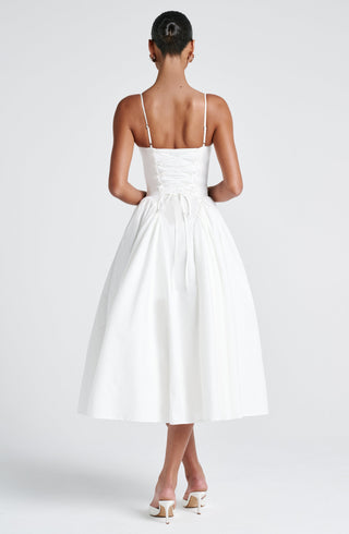 Emerson Midi Dress - Ivory - glavon
