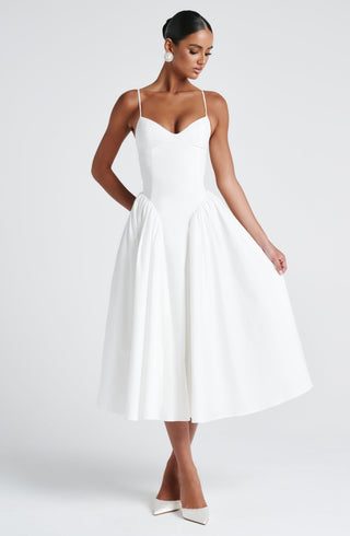 Emerson Midi Dress - Ivory - glavon