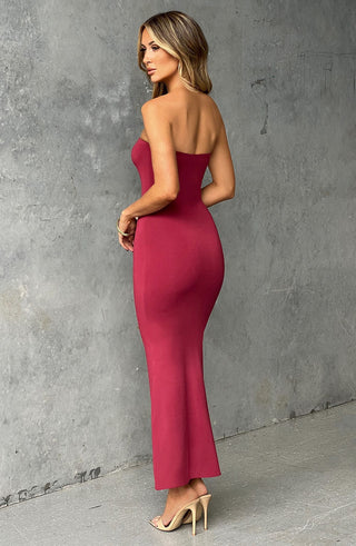 Emery Midi Dress - Cherry - glavon